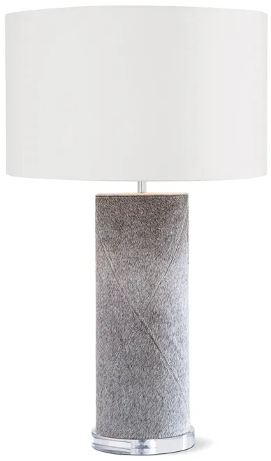 Andres Column Table Lamp (Grey)