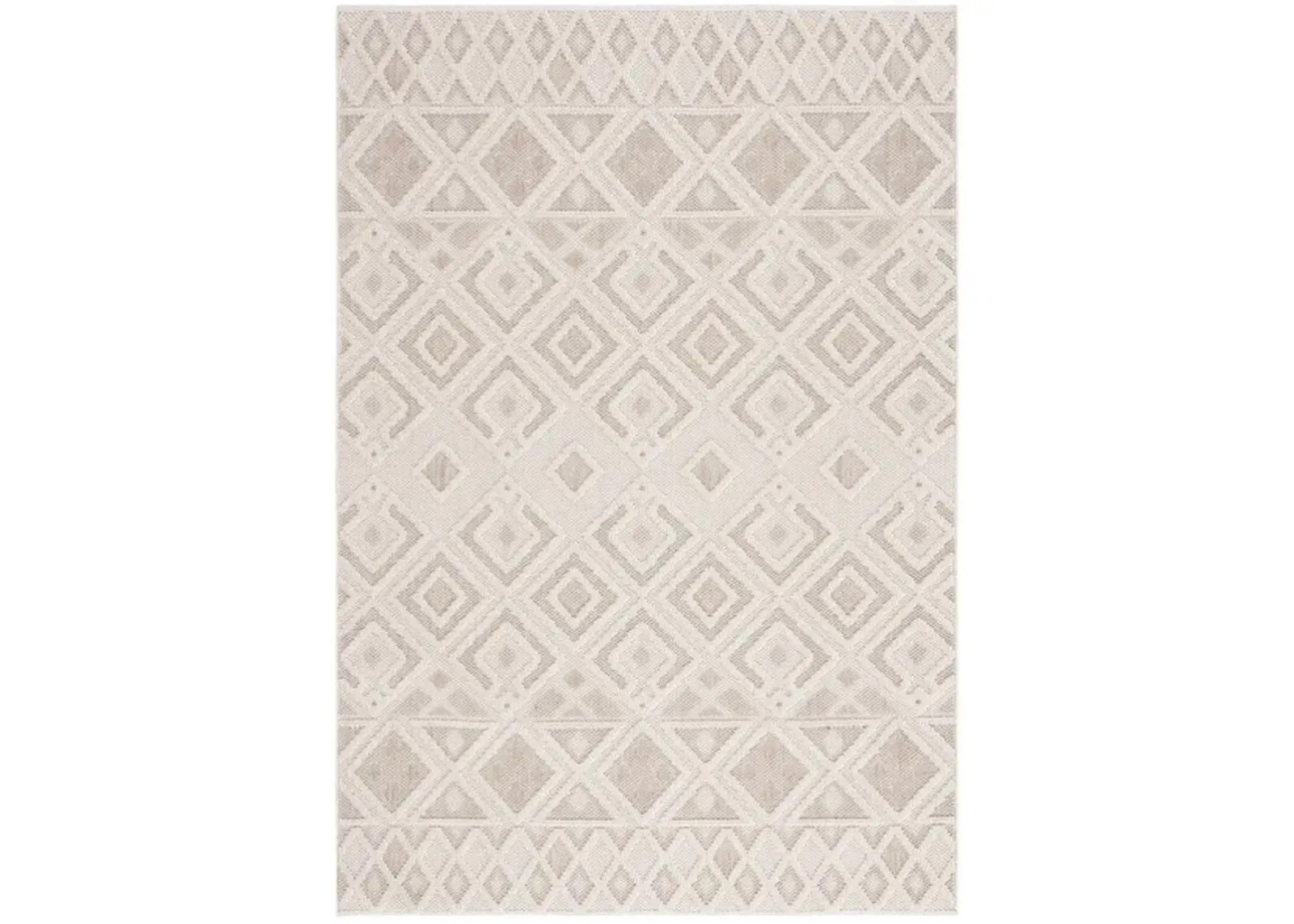 GLOBAL 404 Beige 5'-3' X 7'-6' Medium Rectangle Rug