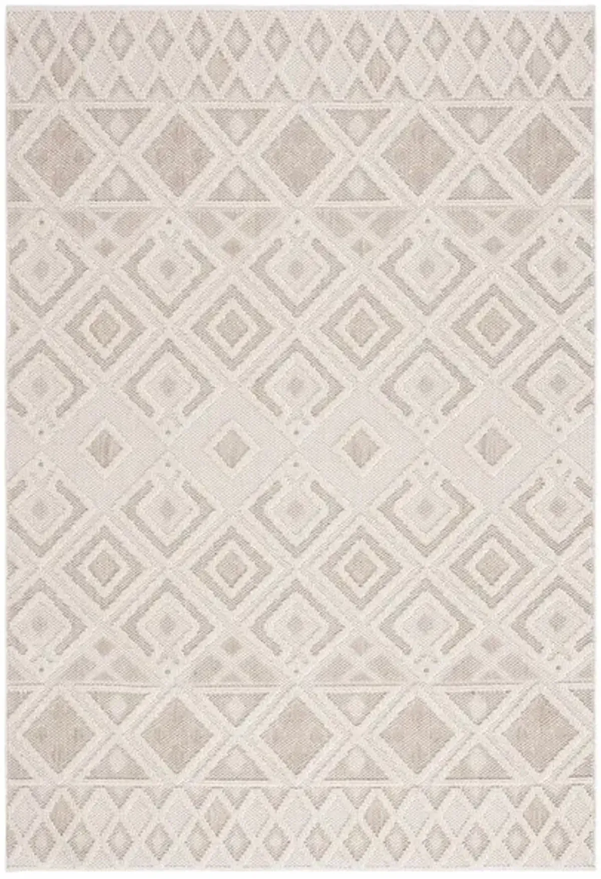 GLOBAL 404 Beige 5'-3' X 7'-6' Medium Rectangle Rug