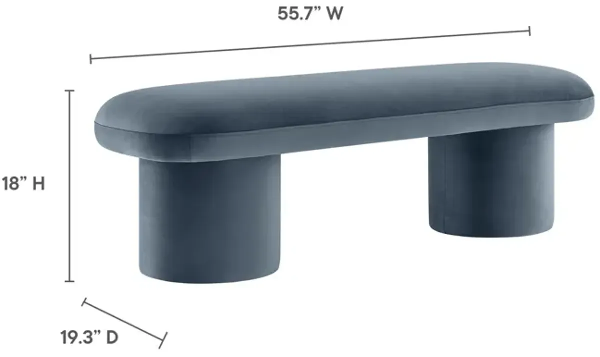 Orla Performance Velvet Bench by Modway