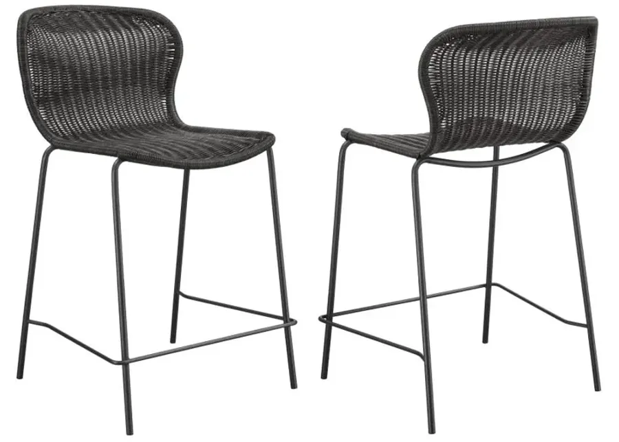 Mckinley Upholstered Counter Height Stool - Set of 2