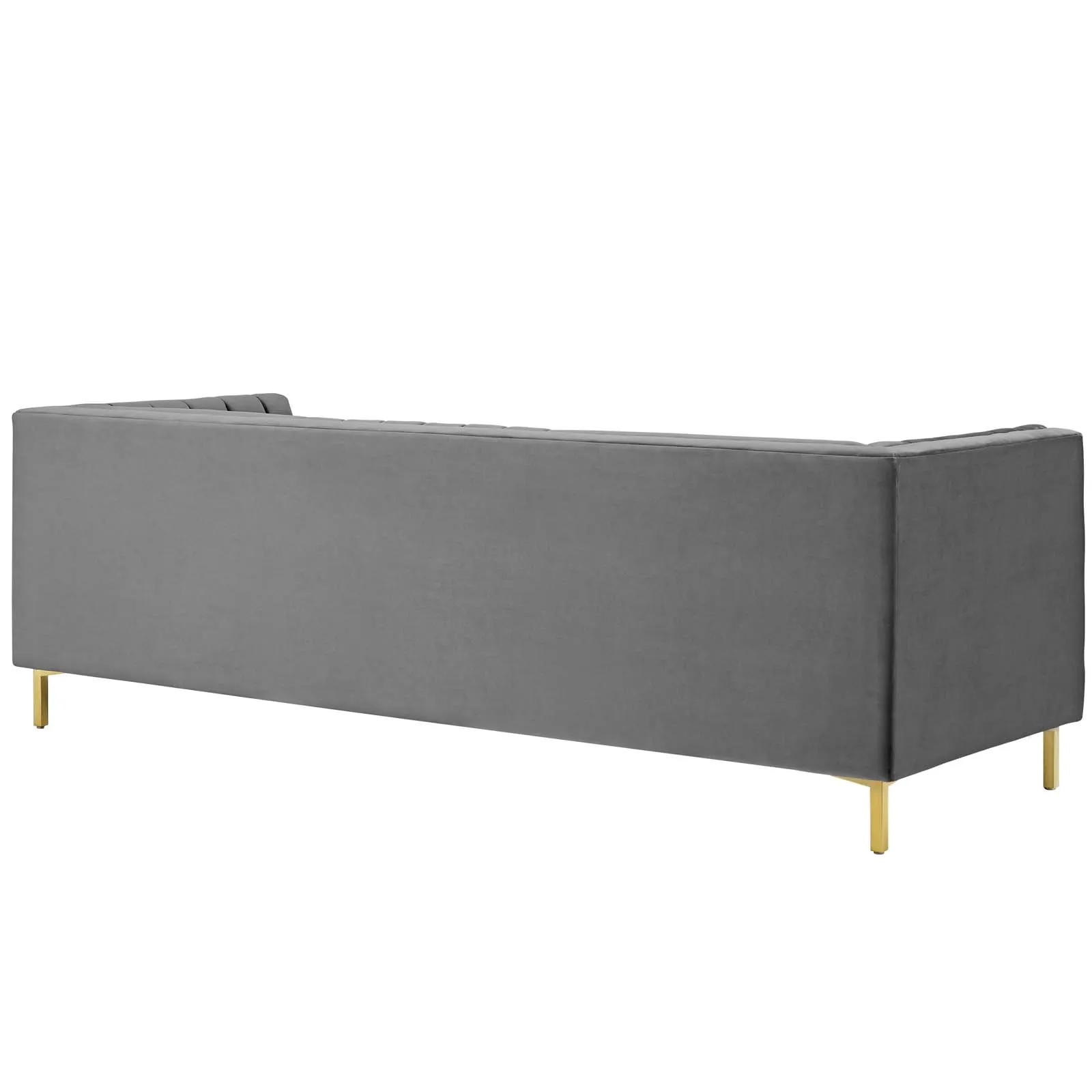 Ingenuity Channel Tufted Performance Velvet Sofa