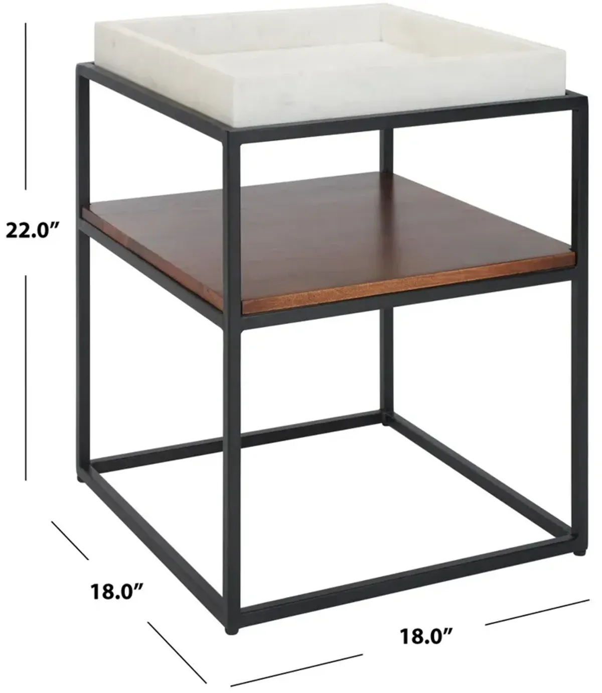 Kya 2 Tier Accent Table