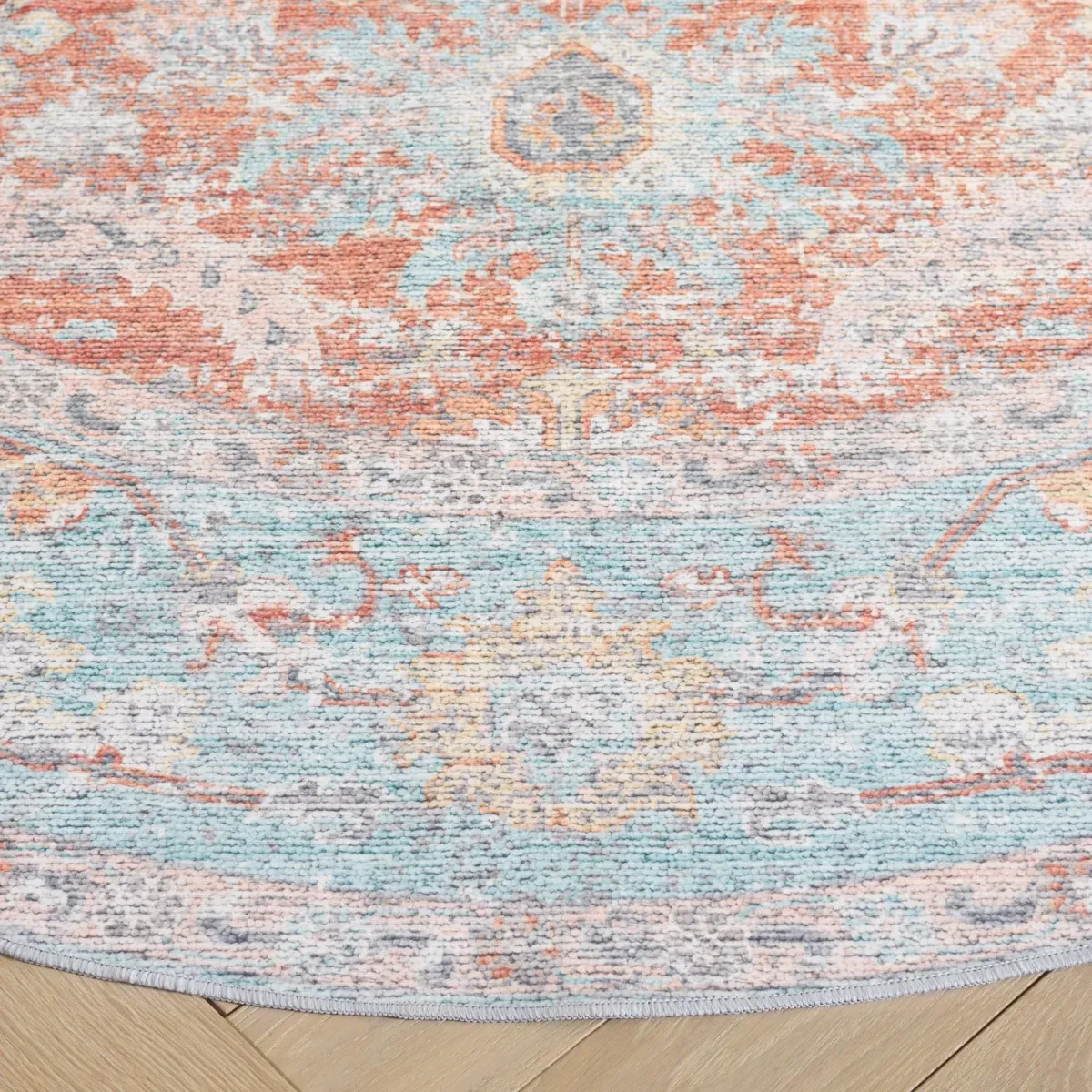 ARIZONA 908 TURQUOISE  6' x 6' Round Round Rug