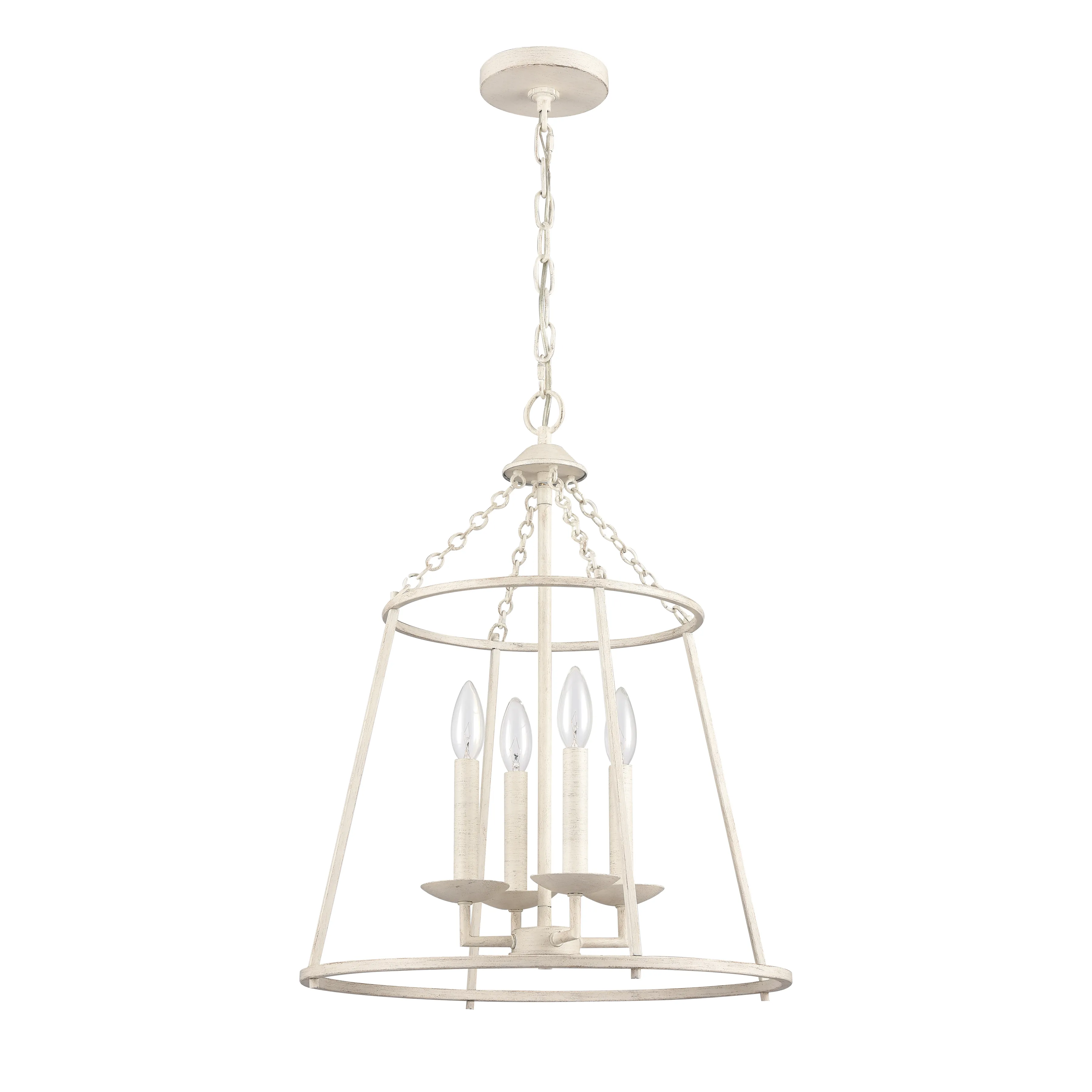 Joanie 17.25'' Wide 4-Light Pendant - Antique White