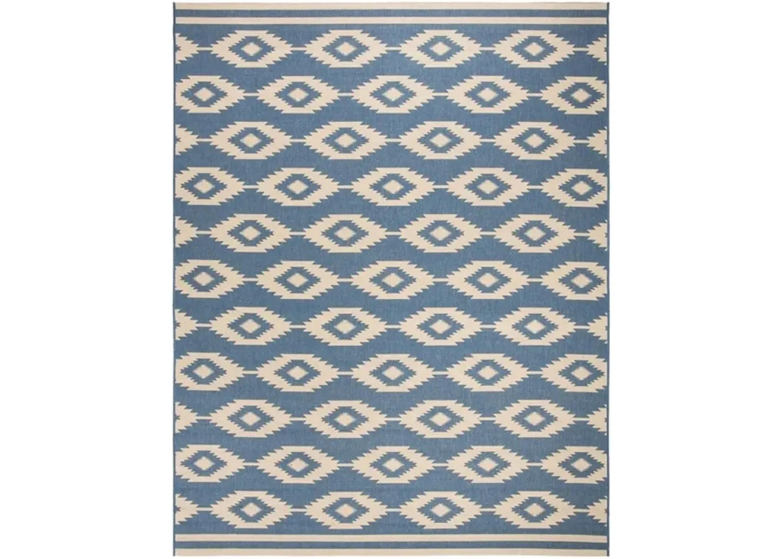 LINDEN 171 Collection LND171N-8 Cream / Blue 8' X 10'