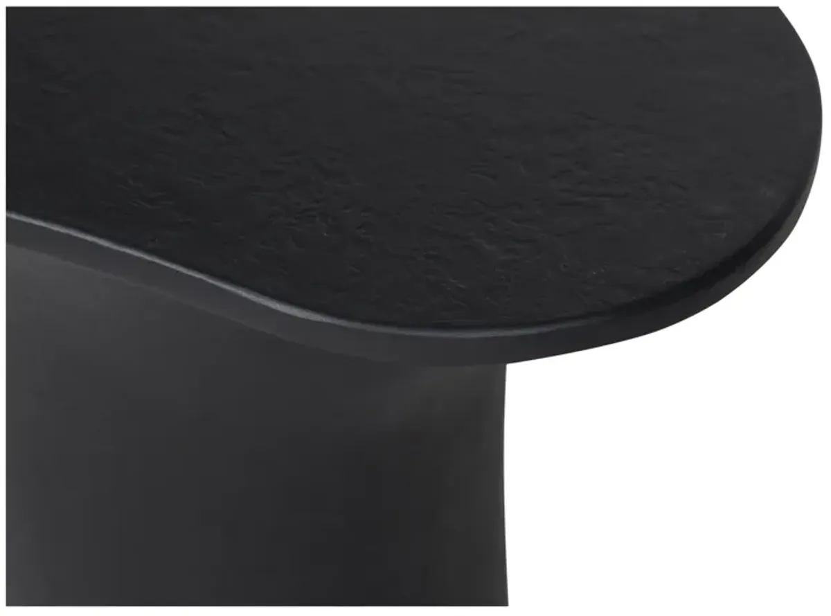 Yumi Outdoor Accent Table Black