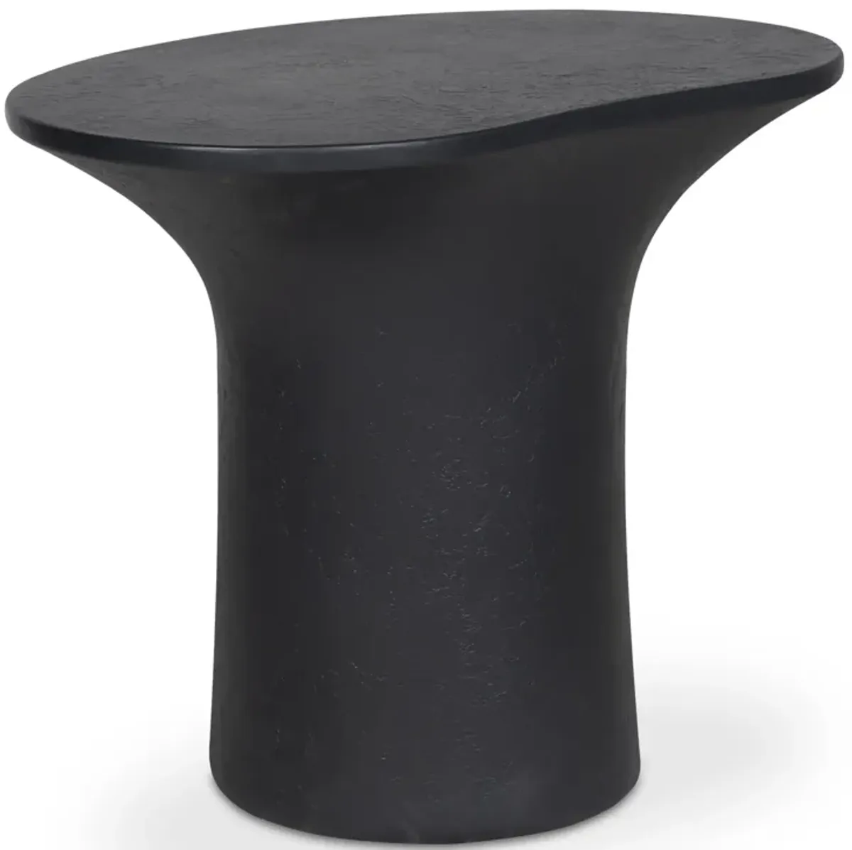 Yumi Outdoor Accent Table Black