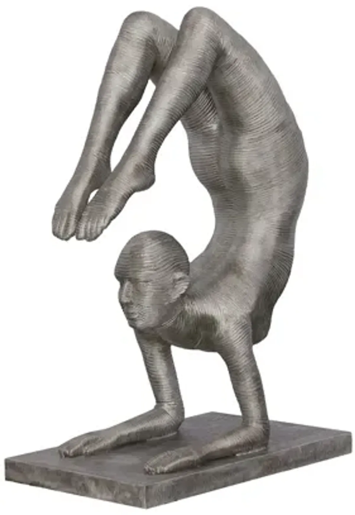 Handstand Scorpion Sculpture, Aluminum