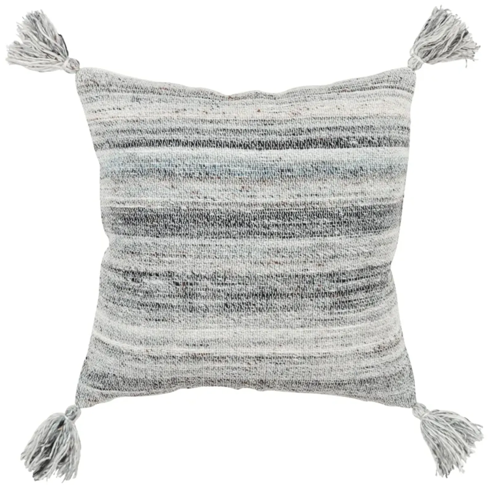 INDOOR OUTDOOR Mottled Gray Pillow