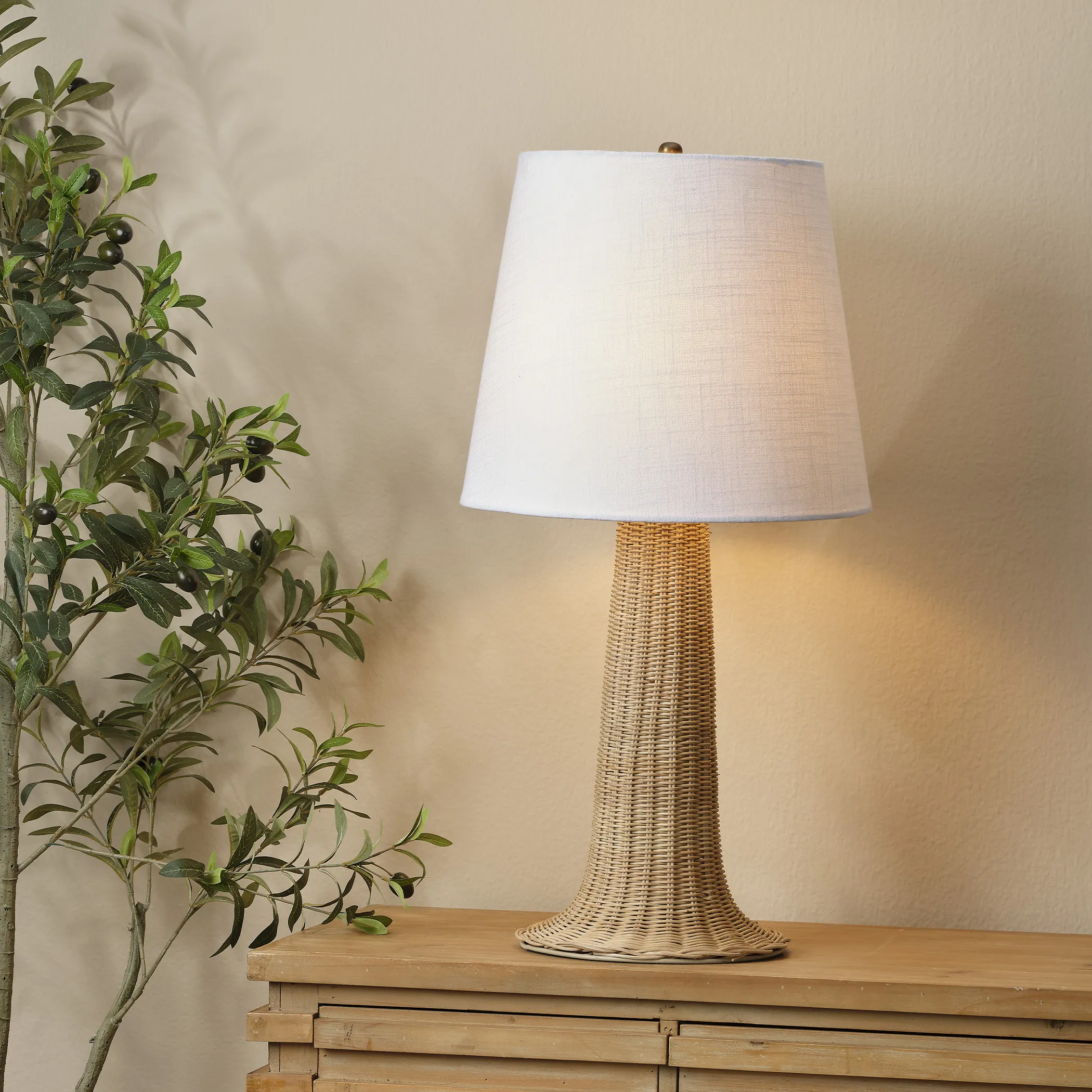 Walden Cane Table Lamp