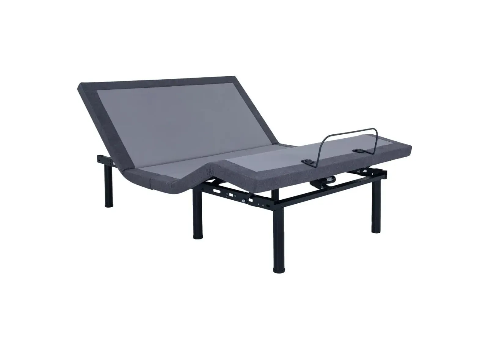 Clara California King Adjustable Bed Base Grey and Black