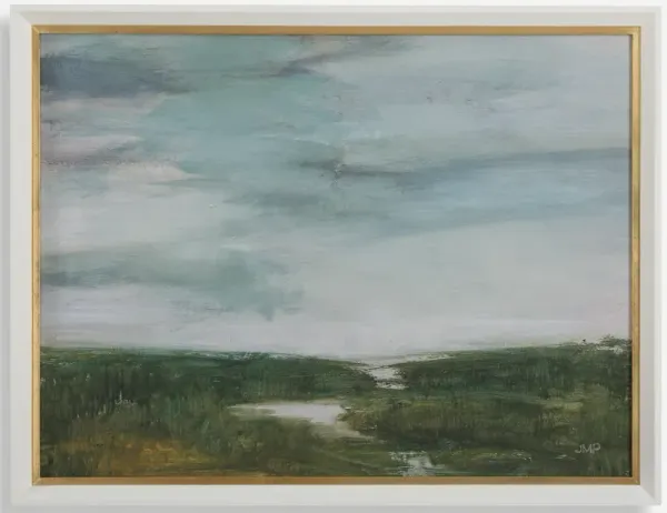 The Path Of The Water Framed Print