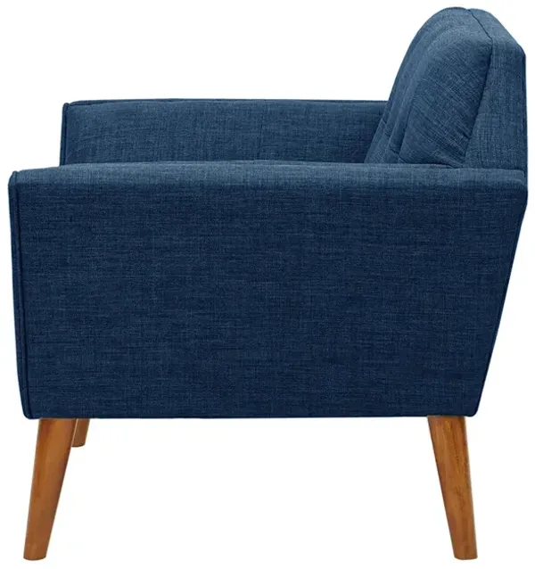 INK+IVY Newport Blue Lounge Chair