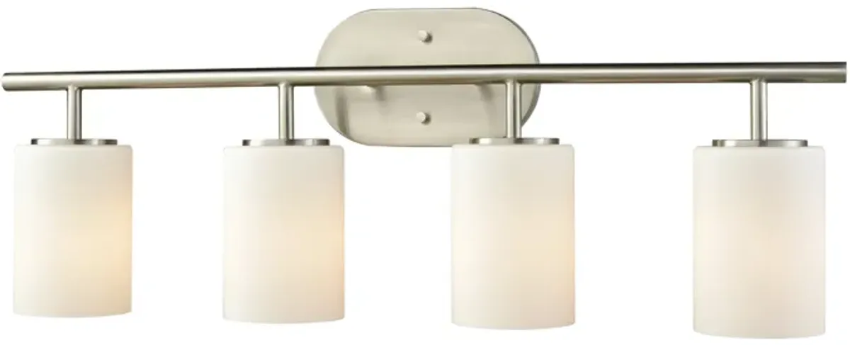 Pemlico 28" Wide 4-Light Vanity Light - Satin Nickel