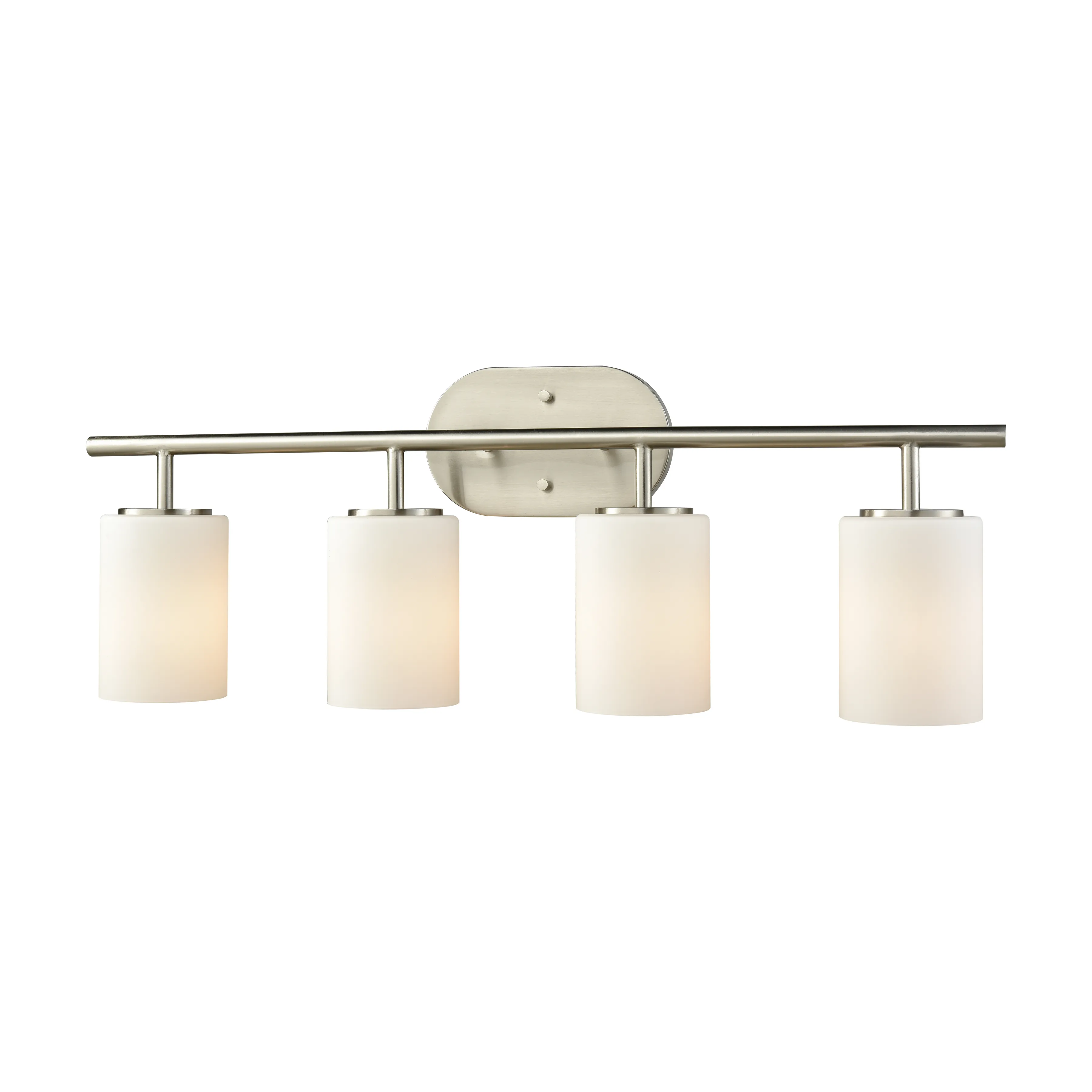 Pemlico 28" Wide 4-Light Vanity Light - Satin Nickel