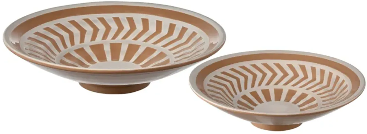 Aidy Bowl - Set of 2 Glazed Terracotta