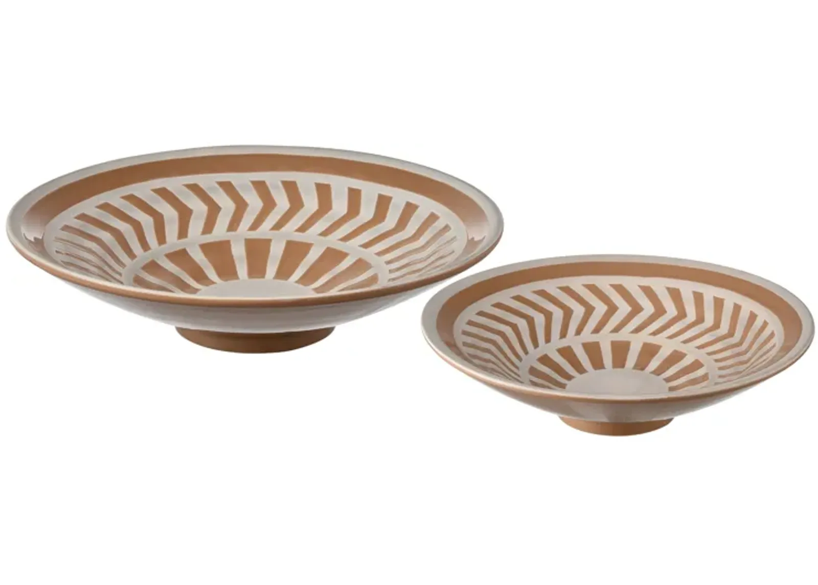 Aidy Bowl - Set of 2 Glazed Terracotta