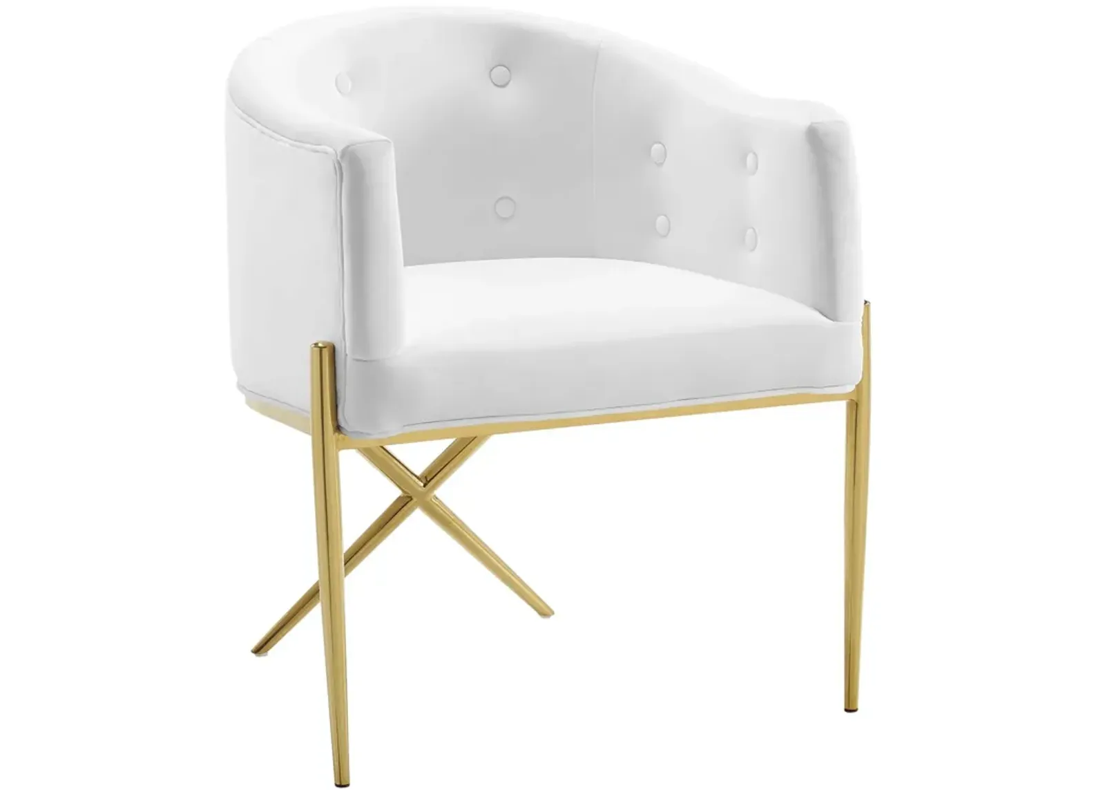 Savour Tufted Performance Velvet Accent Dining Armchair