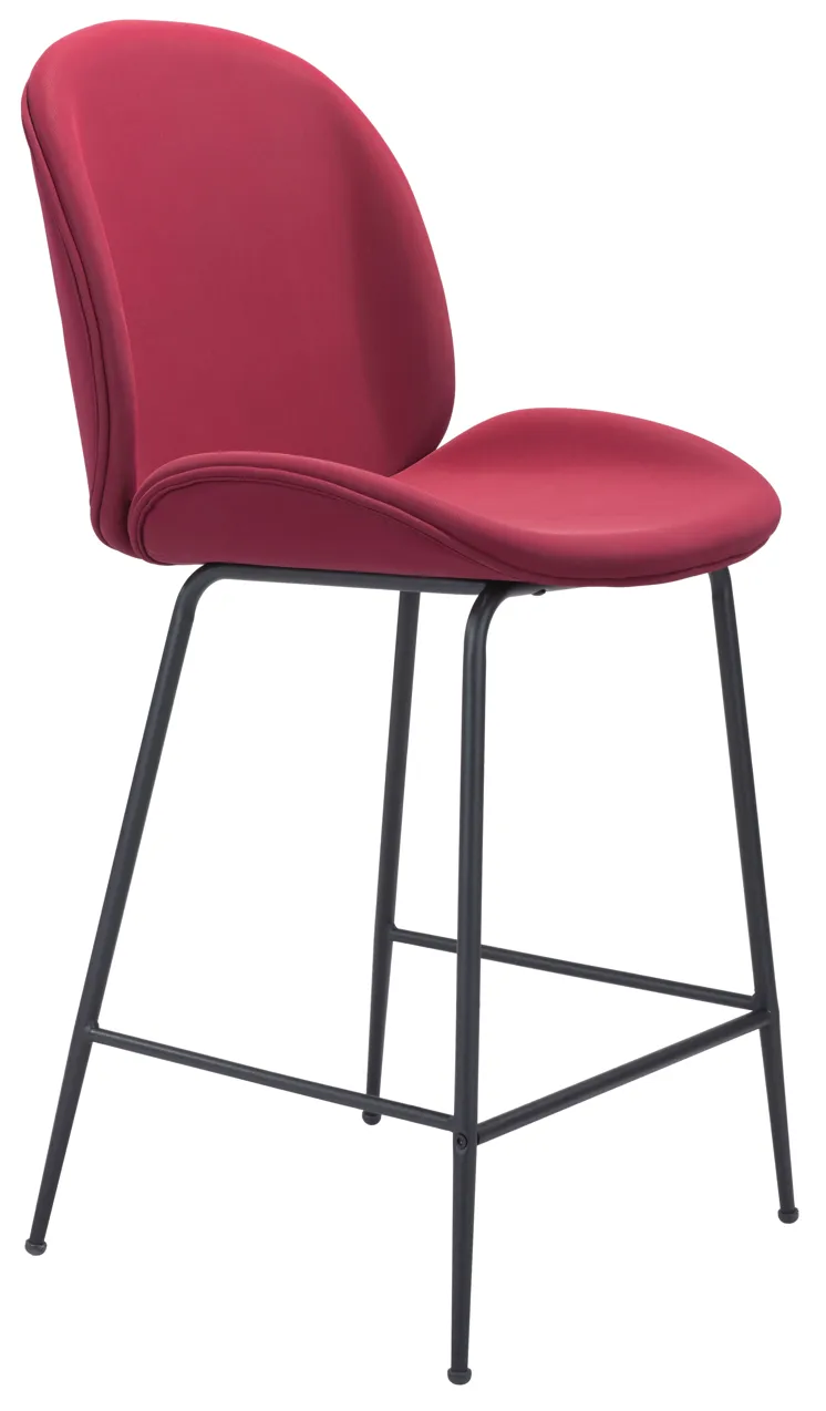 Miles Counter Stool Red