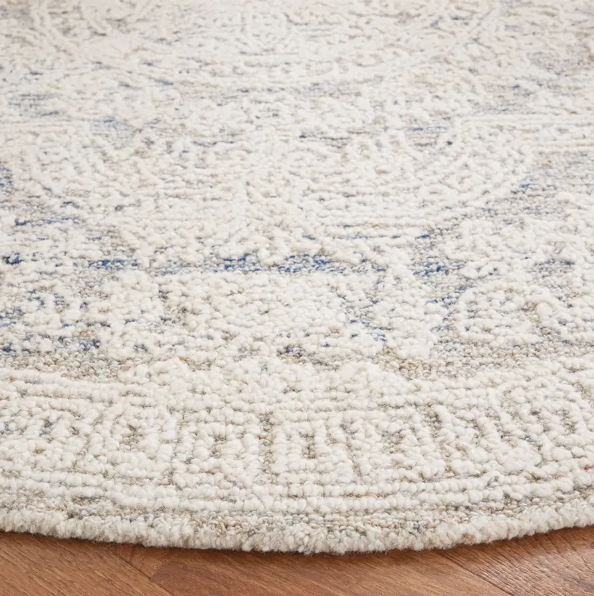 ABSTRACT Hand Tufted 6' x 6' Round area rug