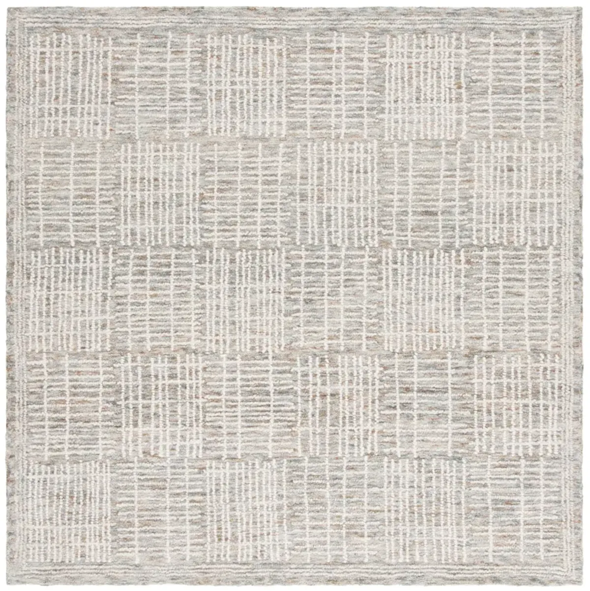 ABSTRACT Hand Tufted 6' x 6' Square area rug
