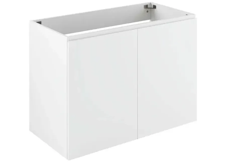 Vitality 36" Wall-Mount Bathroom Vanity (Sink Basin Not Included)