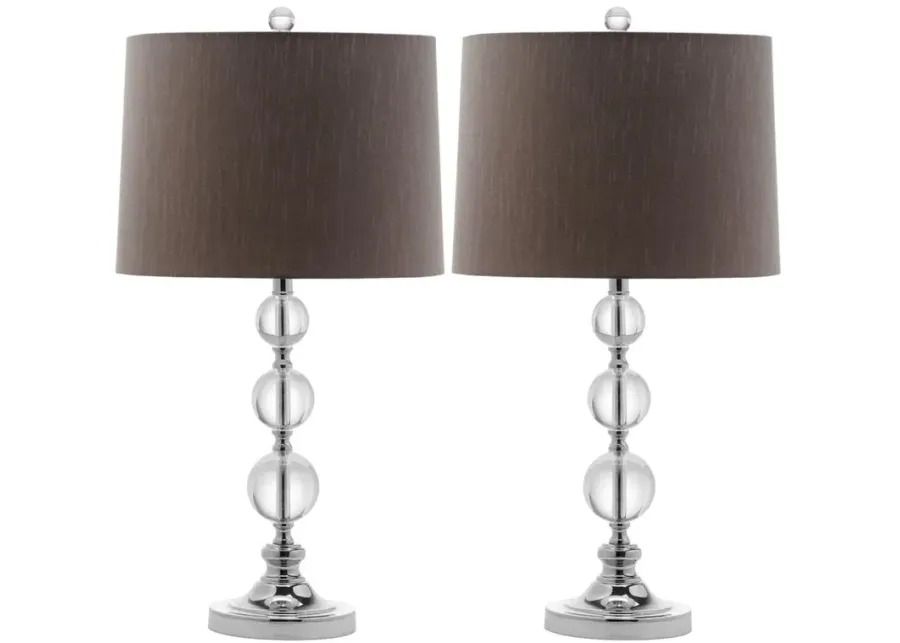 Keeva 26-Inch H Crystal Ball Lamp - Set of 2