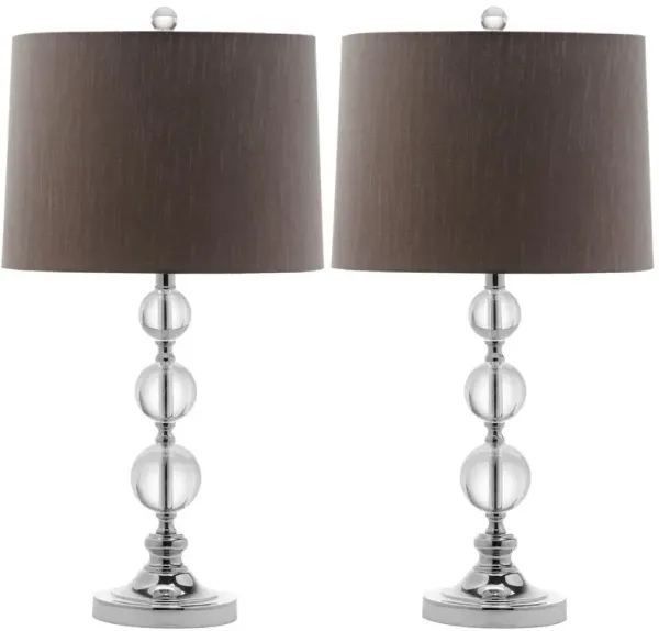 Keeva 26-Inch H Crystal Ball Lamp - Set of 2