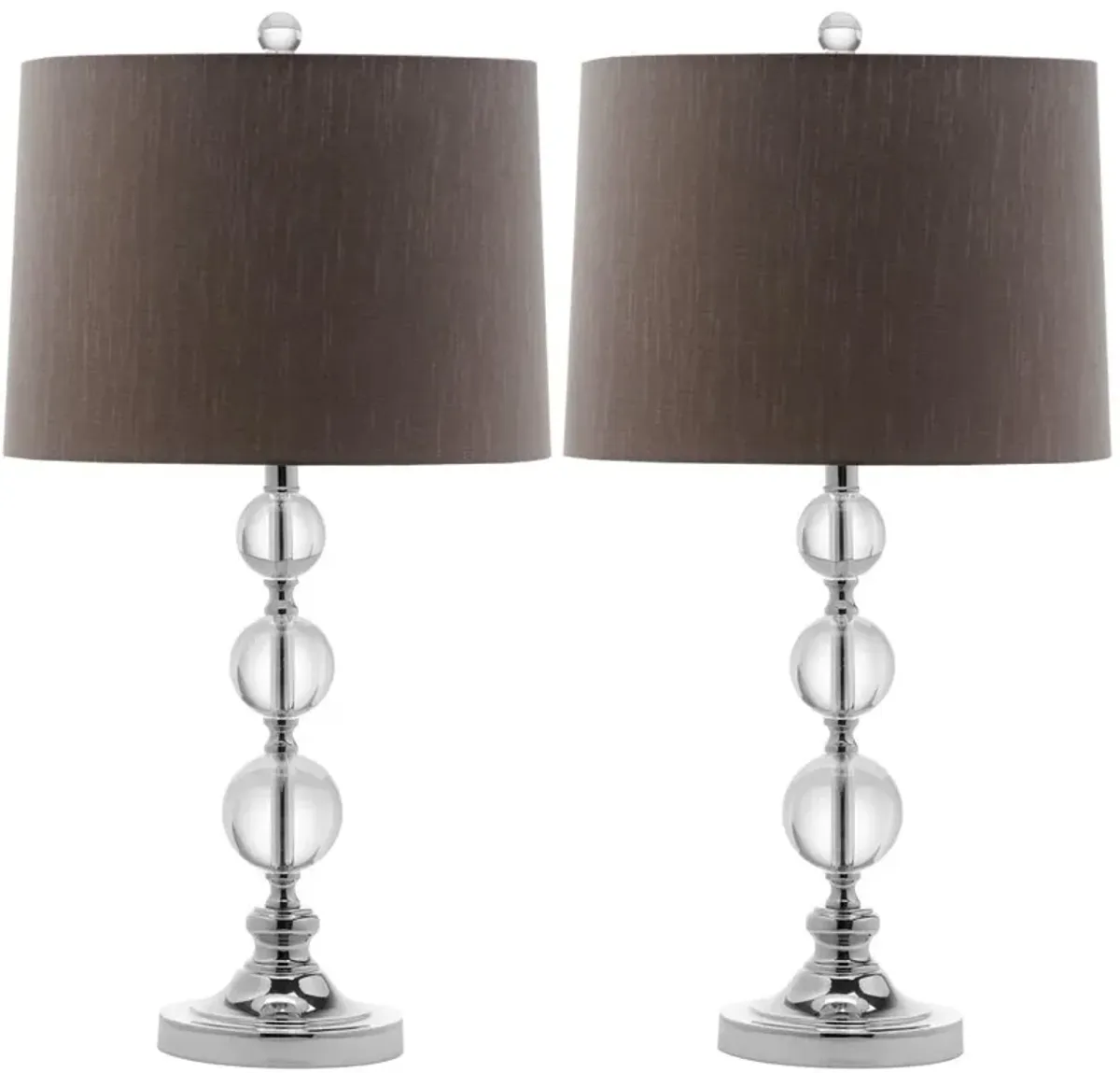 Keeva 26-Inch H Crystal Ball Lamp - Set of 2