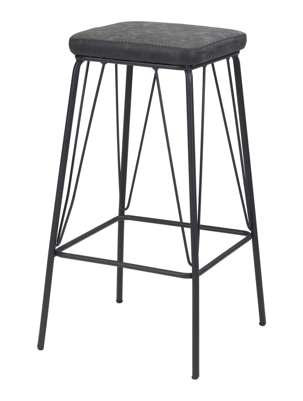 Samuel Counter Stool (Set of 2) Vintage Black