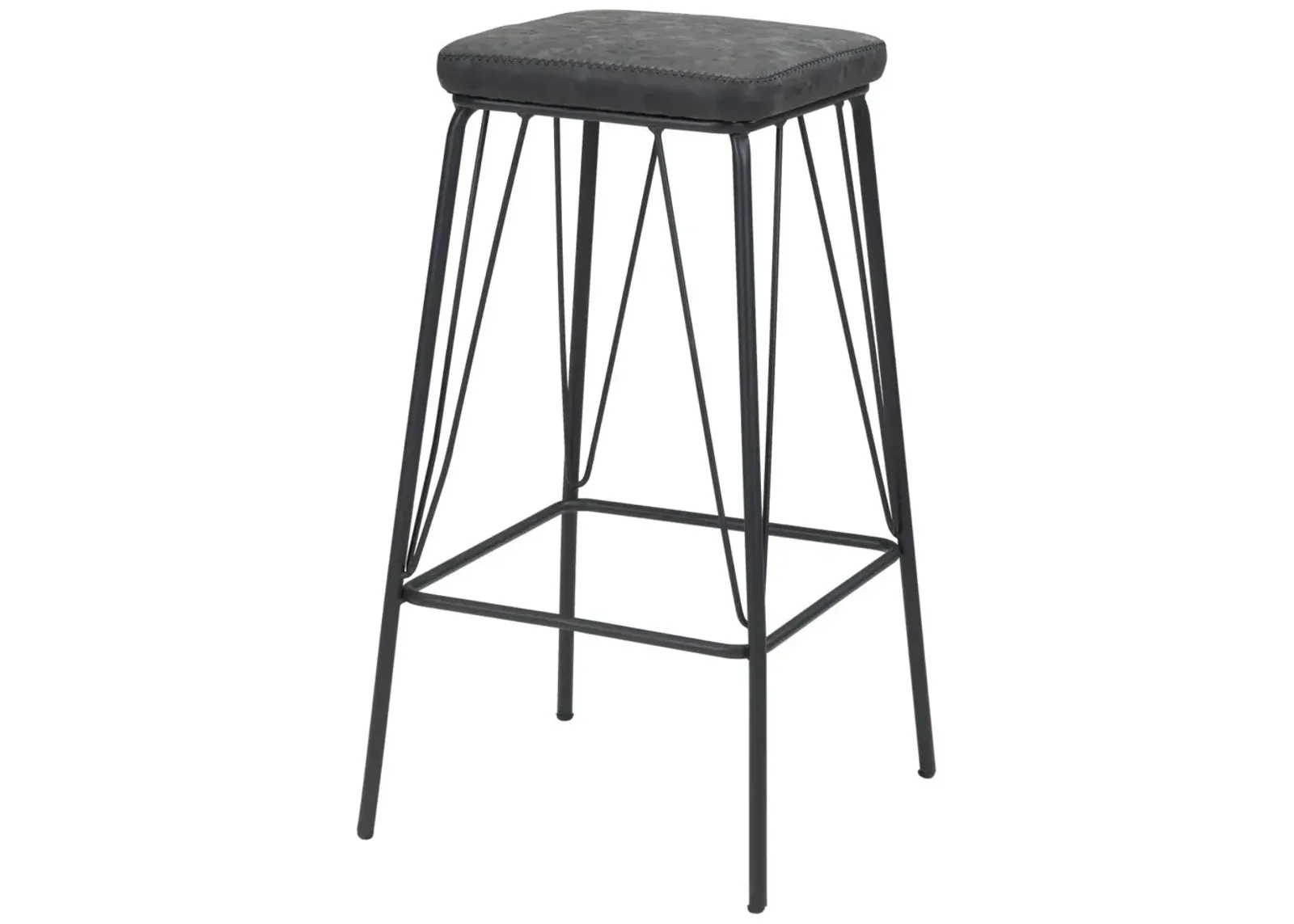 Samuel Counter Stool (Set of 2) Vintage Black