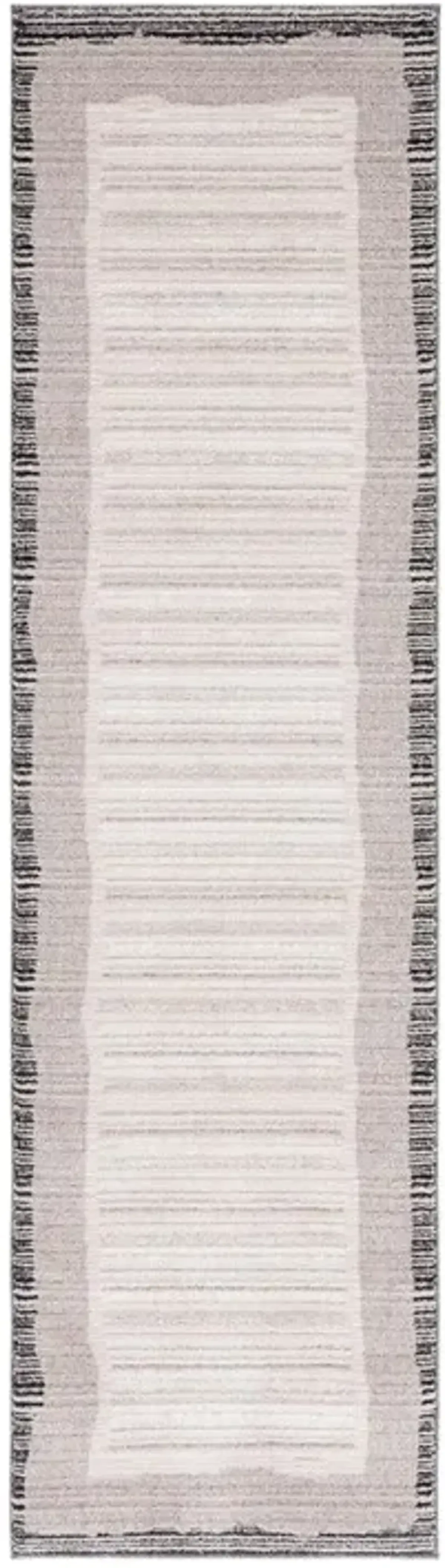 JADE 104 Black 2'-2' X 8' Runner Rug