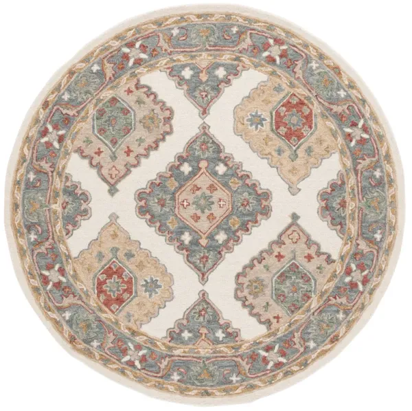 METRO Hand Tufted 6' x 6' Round area rug