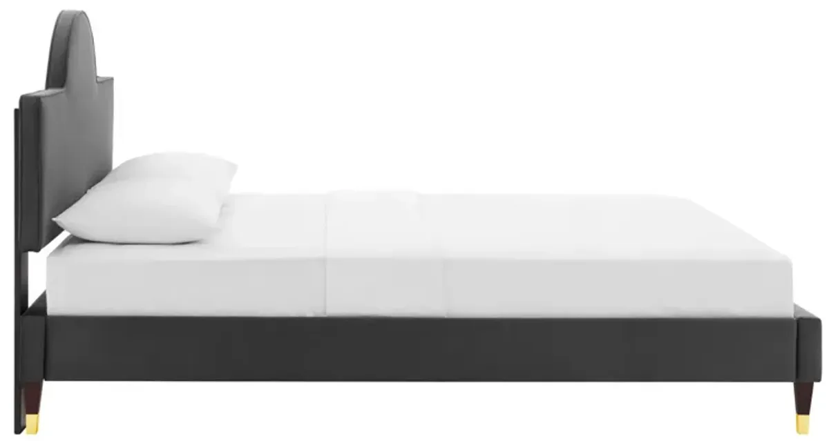 Aurora Performance Velvet King Bed