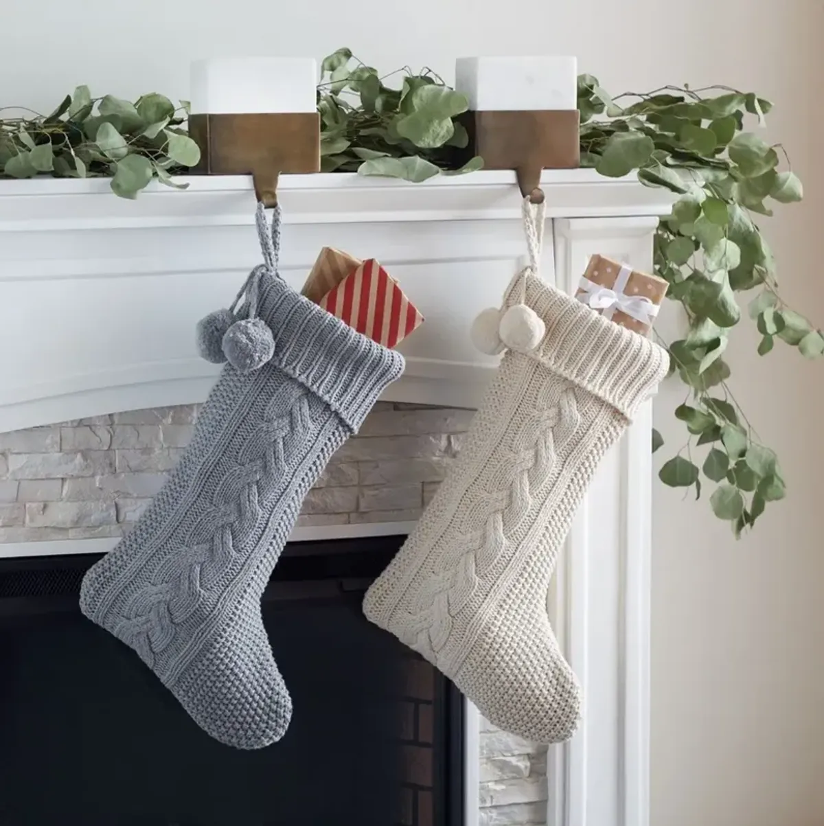 NUTMEG STOCKING - Set of 2