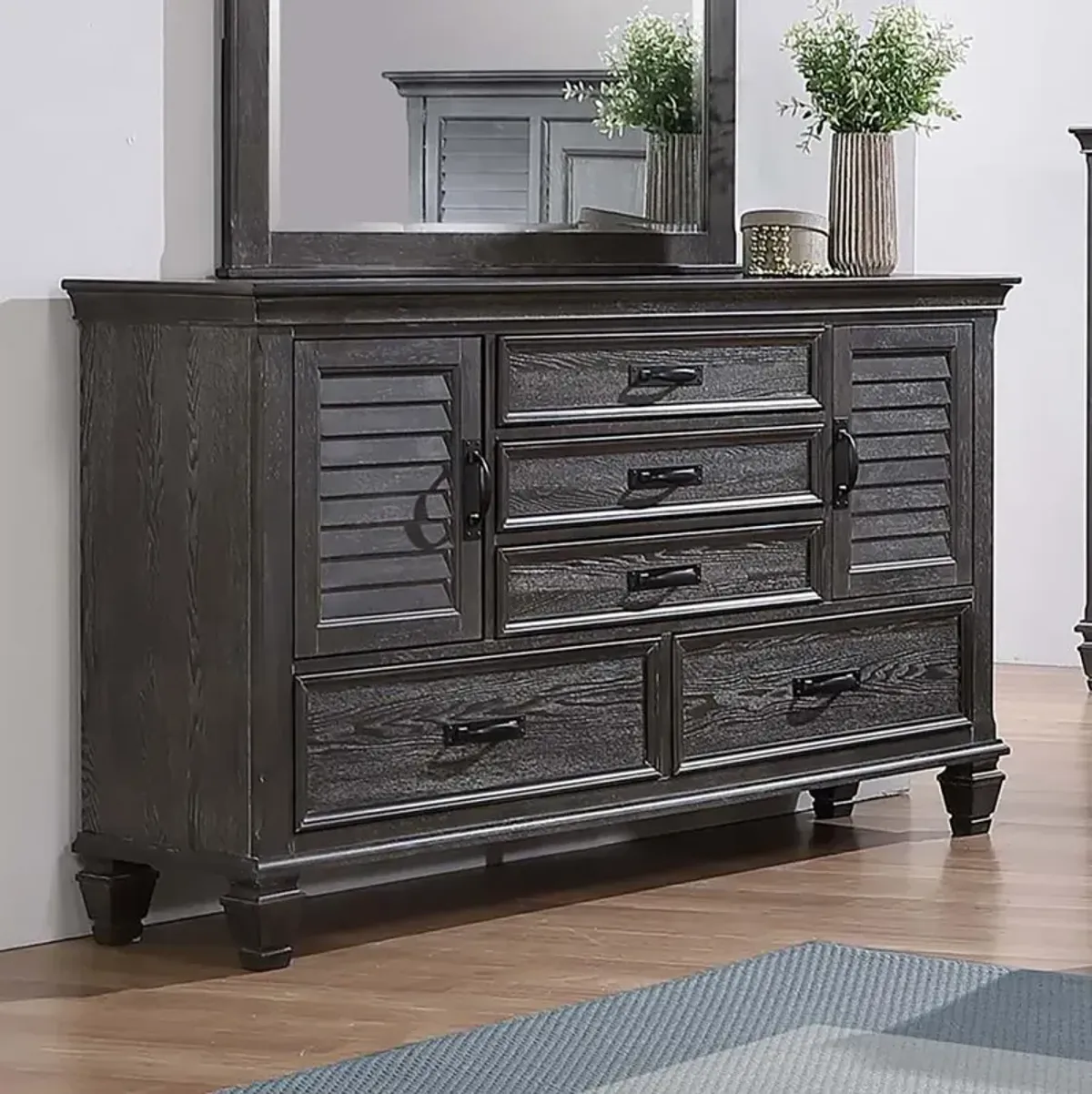 Franco 5-drawer Dresser Weathered Sage