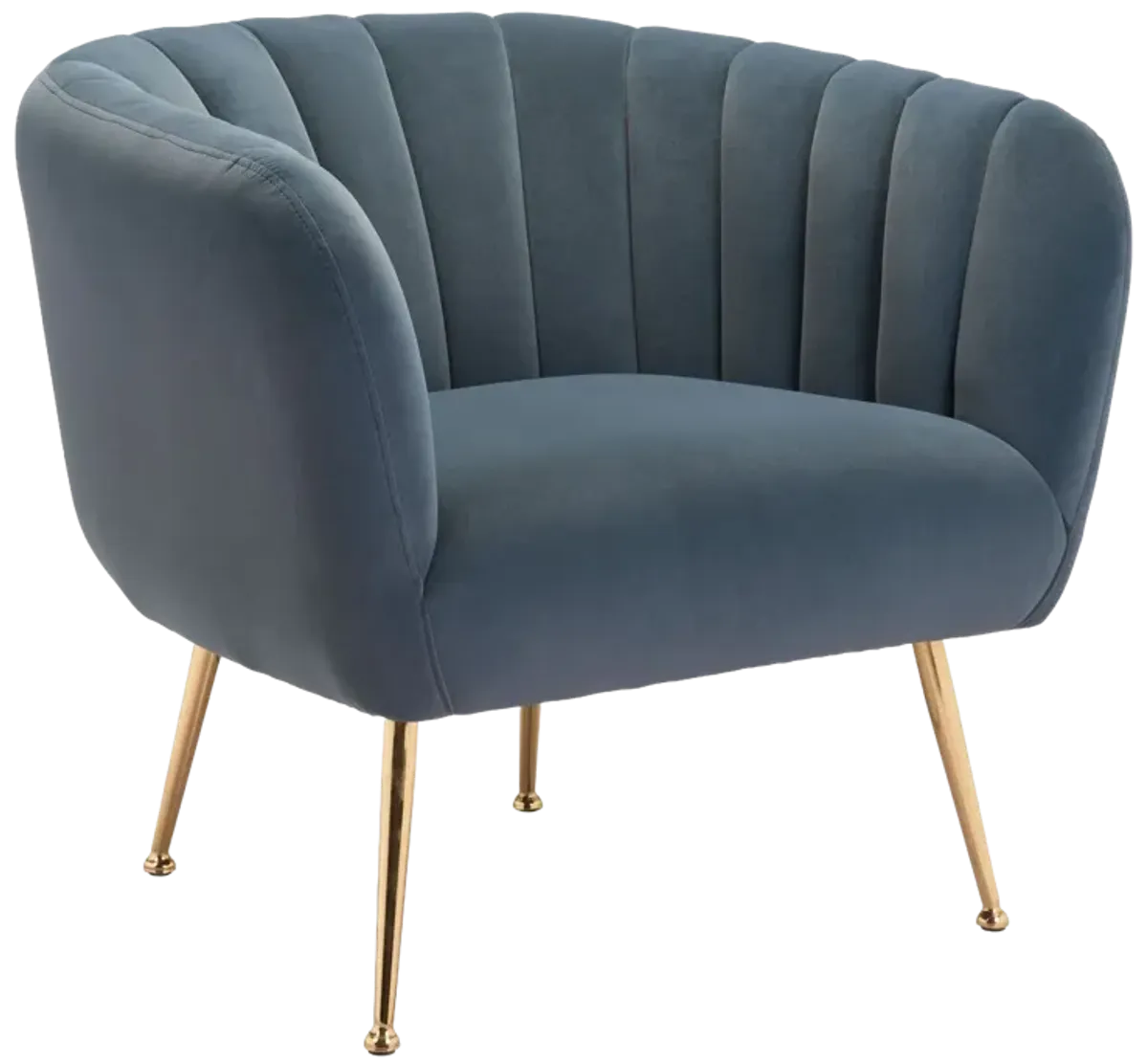 Deco Accent Chair Gray