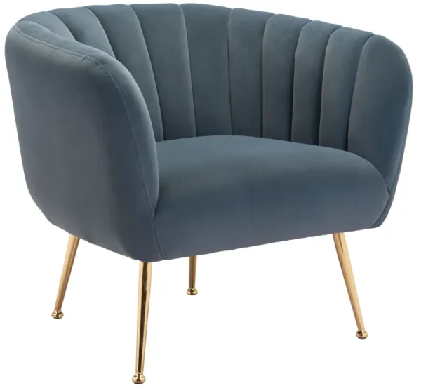 Deco Accent Chair Blue