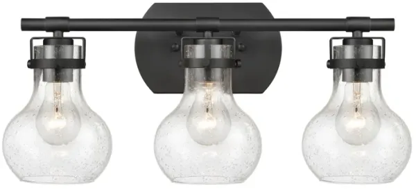 Salamanca 21" Wide 3-Light Vanity Light - Matte Black