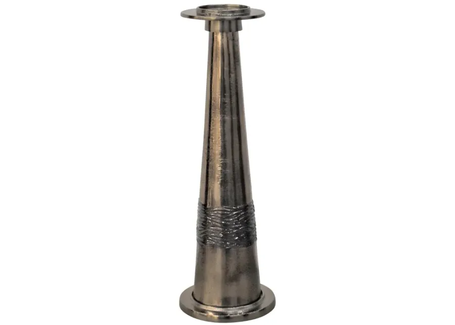 Glass, 21" Pillar Holder, Bronze