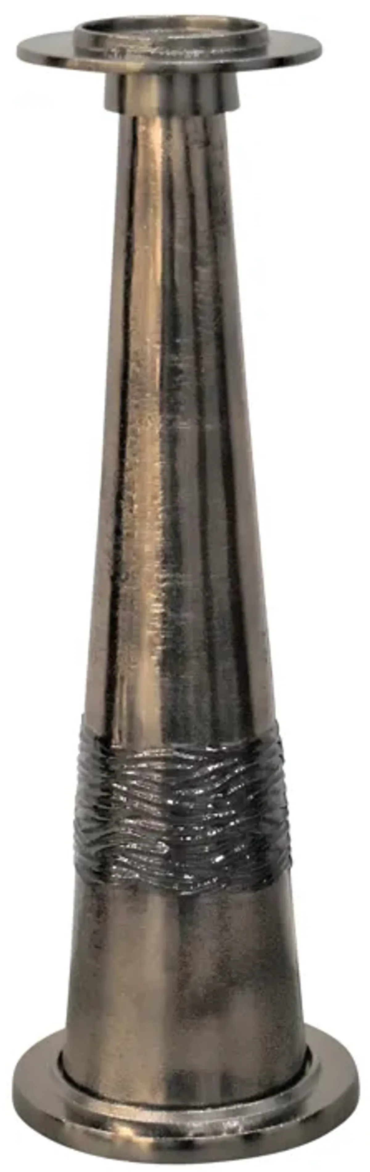 Glass, 21" Pillar Holder, Bronze