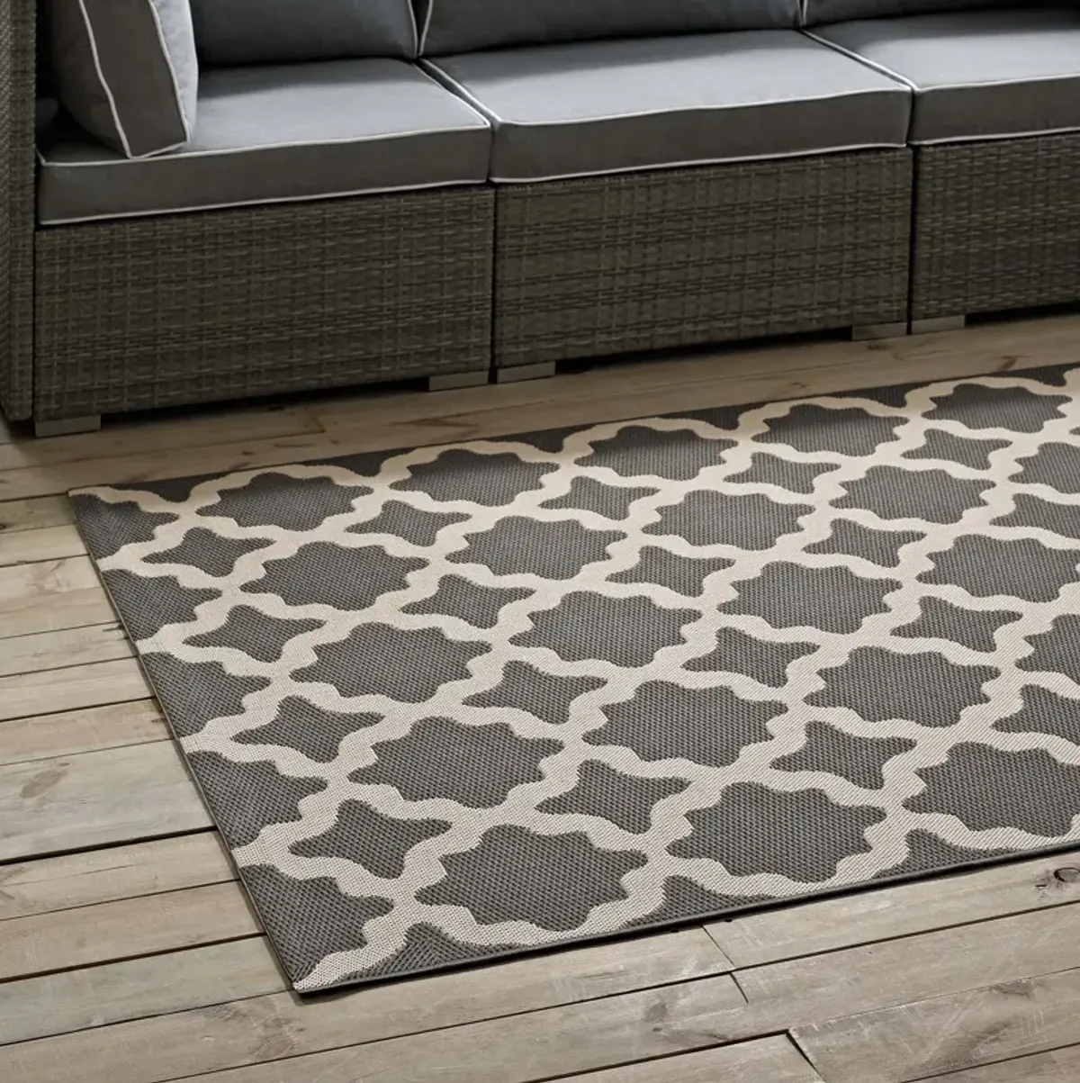 Cerelia Moroccan Trellis 8x10 Indoor and Outdoor Area Rug