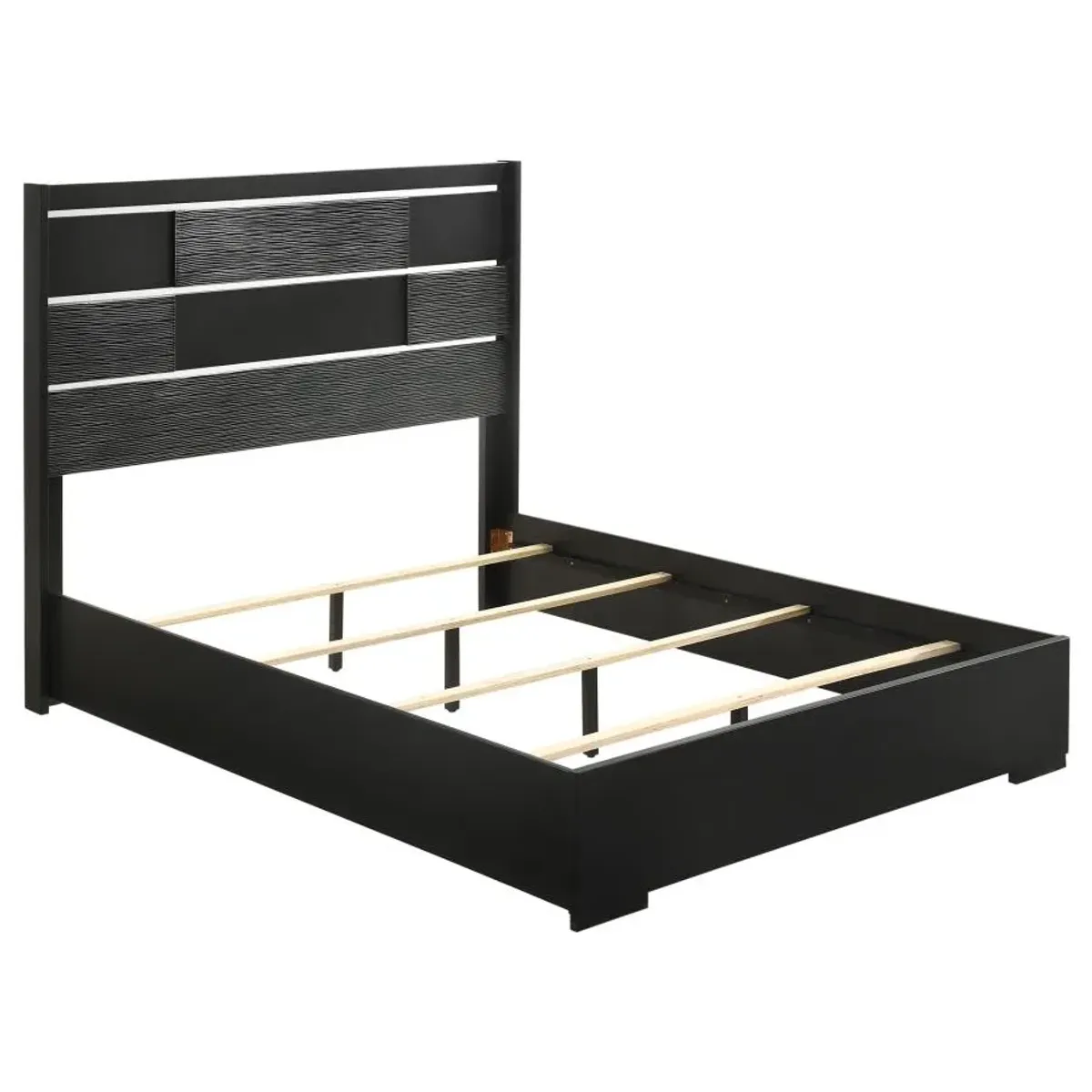 Blacktoft Queen Panel Bed Black