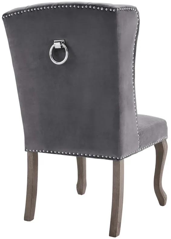 Apprise French Vintage Dining Performance Velvet Side Chair