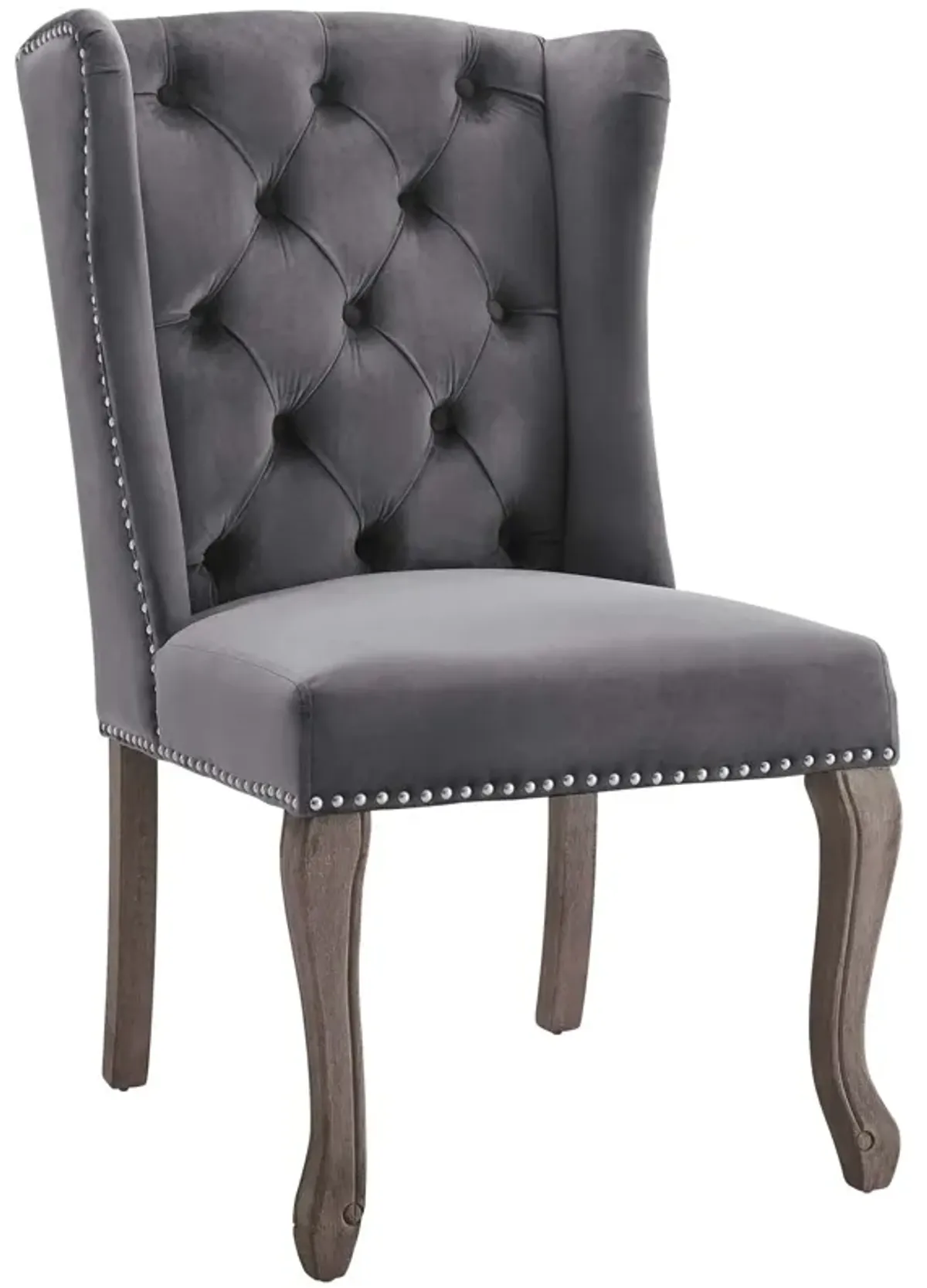 Apprise French Vintage Dining Performance Velvet Side Chair