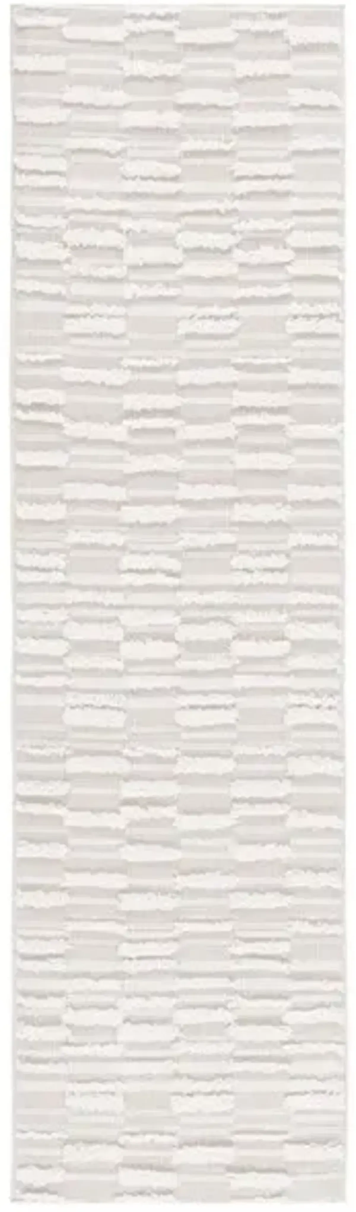 TRENDS 120 Beige 2'-2' X 7' Runner Rug