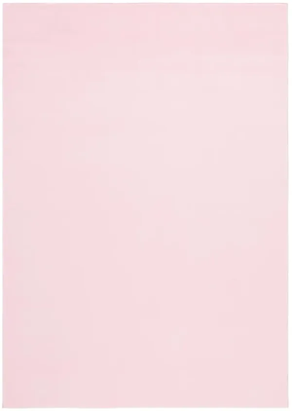 FAUX RABBIT FUR 100 PINK 8' x 10' Large Rectangle Rug