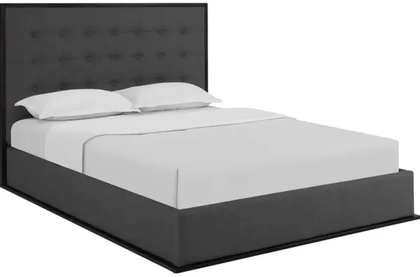 Madeline Upholstered Fabric Queen Bed Frame by Modway