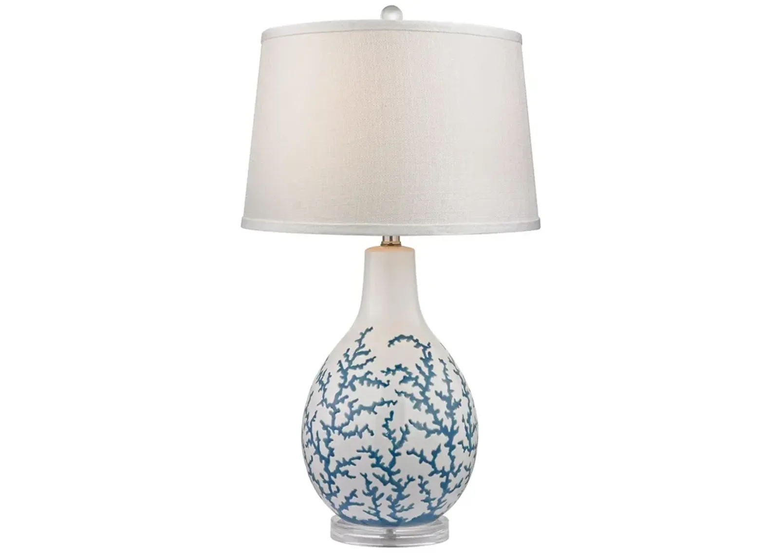 Sixpenny 27" High 1-Light Table Lamp - Pale Blue